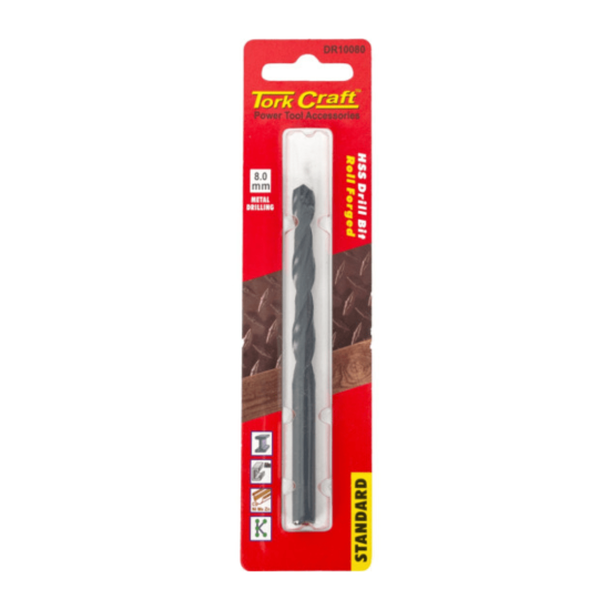 Tork Craft - Drill Bit HSS 8.0mm