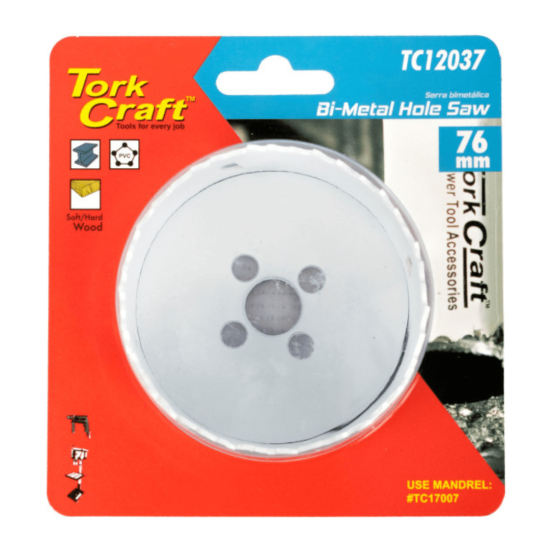 Tork Craft - Hole Saw Metal 76mm