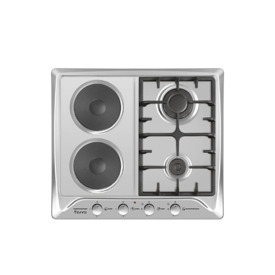 Ferre - Built In Hob S/S 2 Gas + 2 Elec (B-622.CS)
