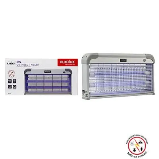 Eurolux - Insect Killer Led - Grey - 2X0.9W (H125)