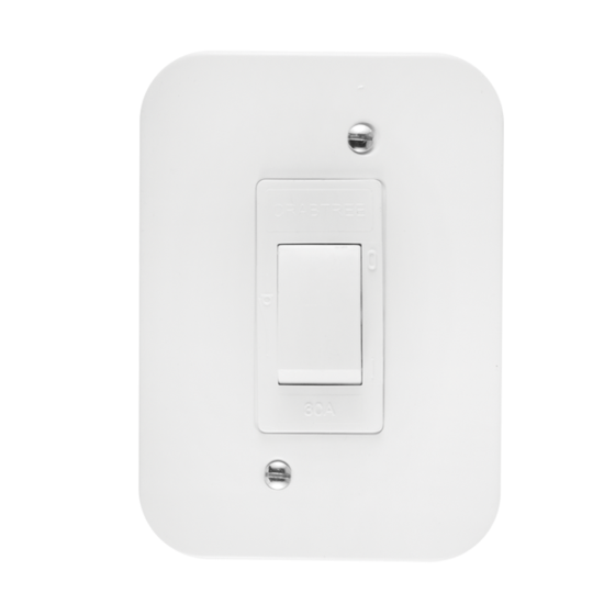 Crabtree -Double Pole Isolator 30A & Box (2678P)