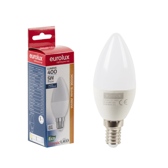 Eurolux - Led Candle Core - 5W E14 - (G1097Ses)