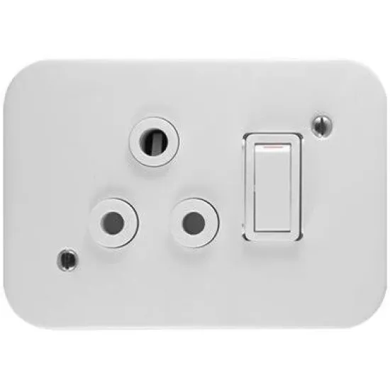 Crabtree - Single Socket 16A - White (7390P)