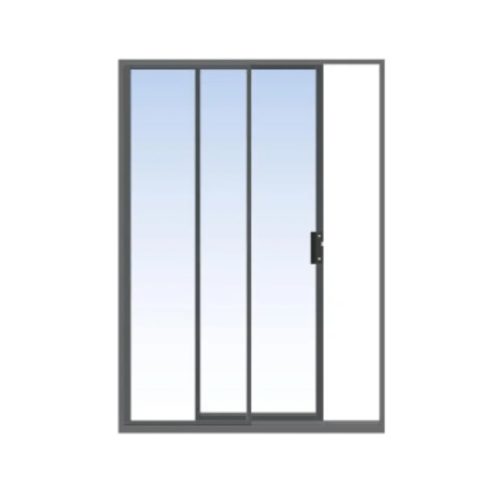 Aluminium Sliding Door - Charcoal - 1.5m x 2.1m (SABS)