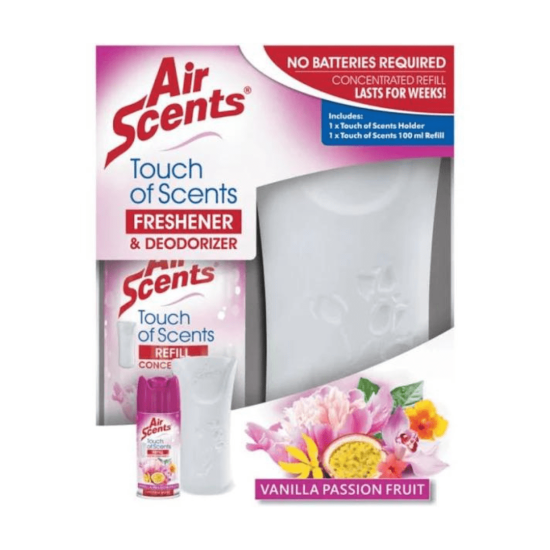 Air Scents Touch Of Scents 100ml, Vanilla & Passion Fruit
