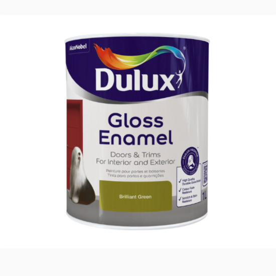 Dulux - Gloss Enamel - Brilliant Green - 1L
