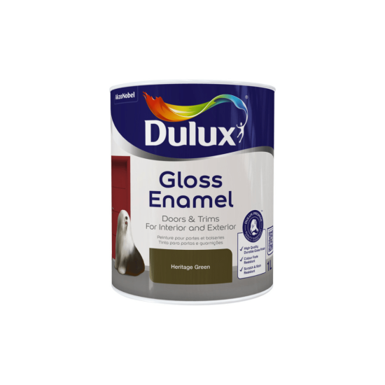 Dulux - Gloss Enamel - Heritage Green - 1L
