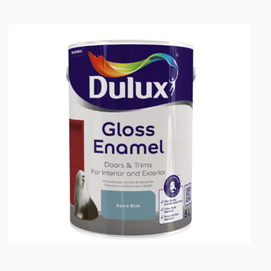 Dulux - Gloss Enamel - Azure Blue - 5L