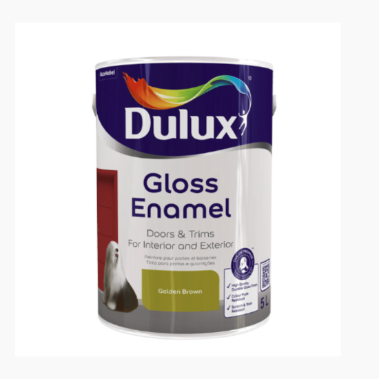 Dulux - Gloss Enamel - Golden Brown - 5L
