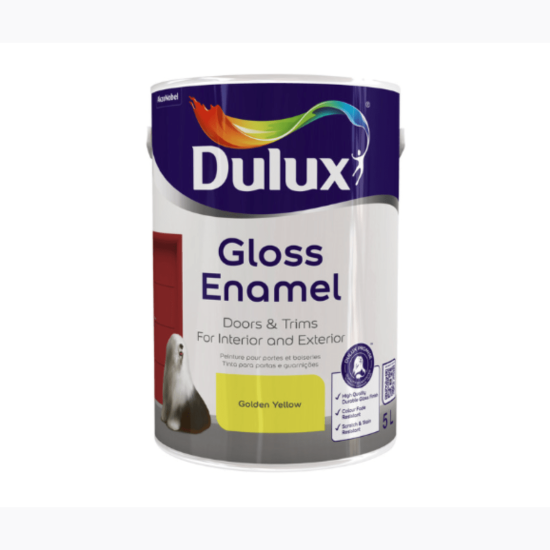 Dulux - Gloss Enamel - Golden Yellow - 5L