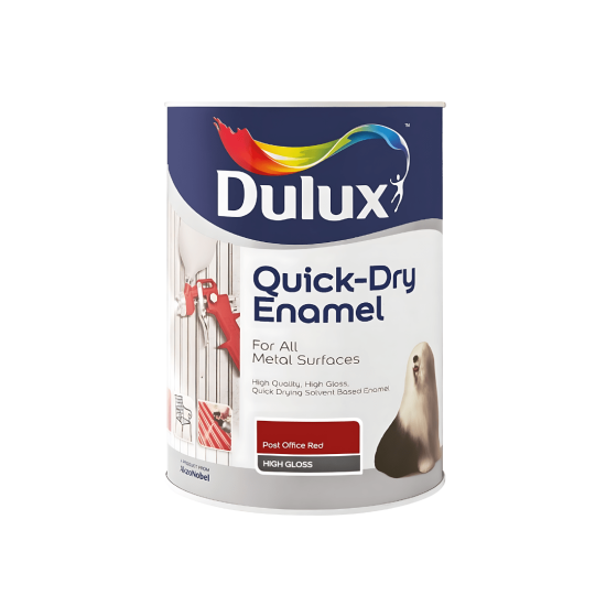 Dulux - Quick Dry - Enamel - Post Office Red - 1L