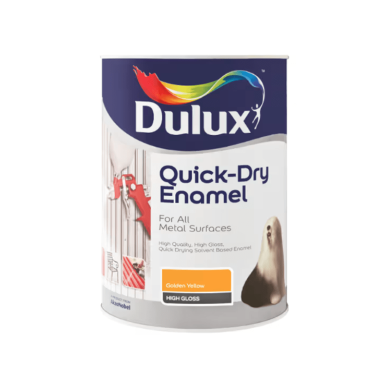 Dulux - Quick Dry - Enamel - Golden Yellow -1L