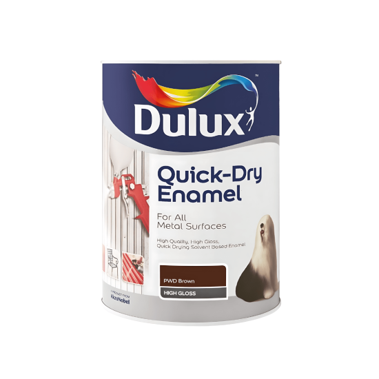 Dulux - Quick Dry - Enamel - Powder Brown - 1L