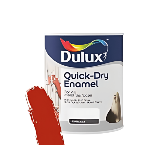 Dulux - Quick Dry - Enamel - Signal Red - 1L