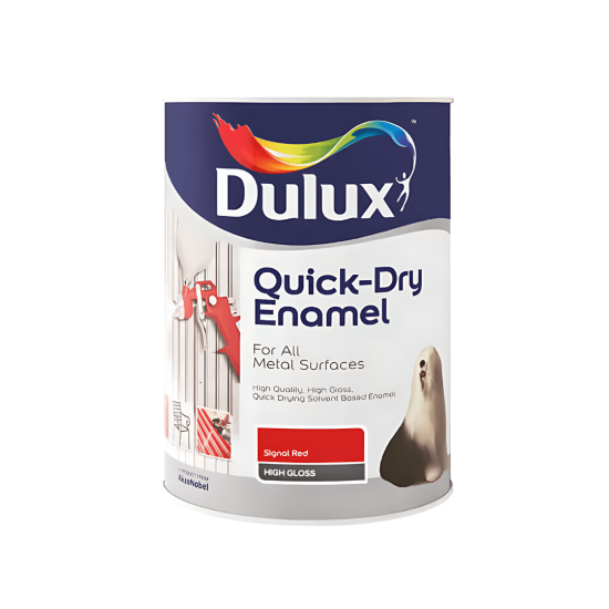 Dulux - Quick Dry - Enamel - Signal Red - 5L