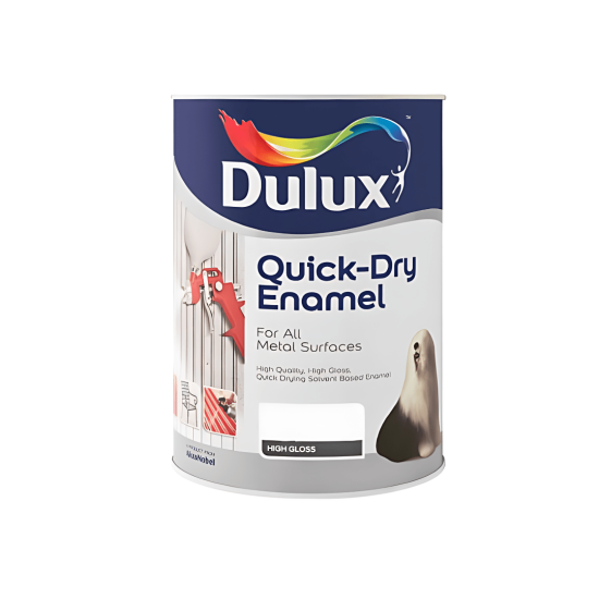 Dulux - Quick Dry - Enamel - White - 1L
