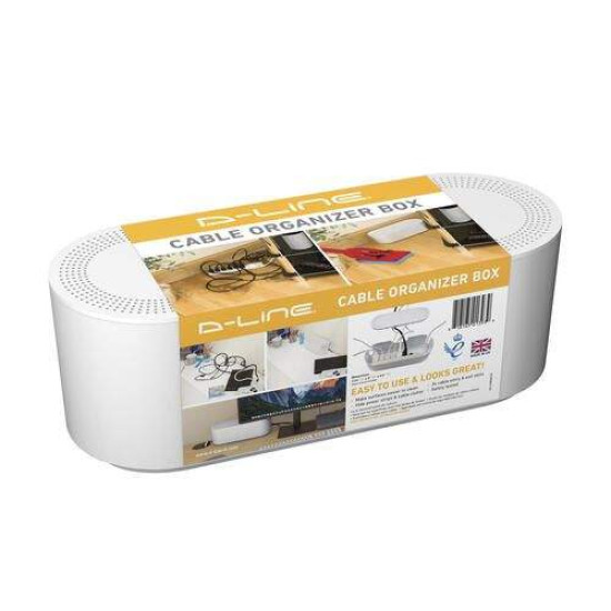 Dline - E/Cable Tidy Unit - White - (DCTULGEW)