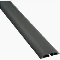 Dline - Floor Cable Cover - 83mm - Black - (DFC83B)