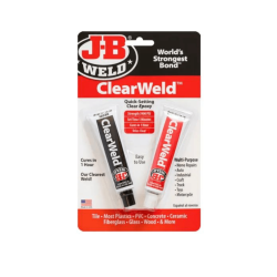 J-B Weld ClearWeld - Twin Tubes J-B Weld ClearWeld - Twin Tubes