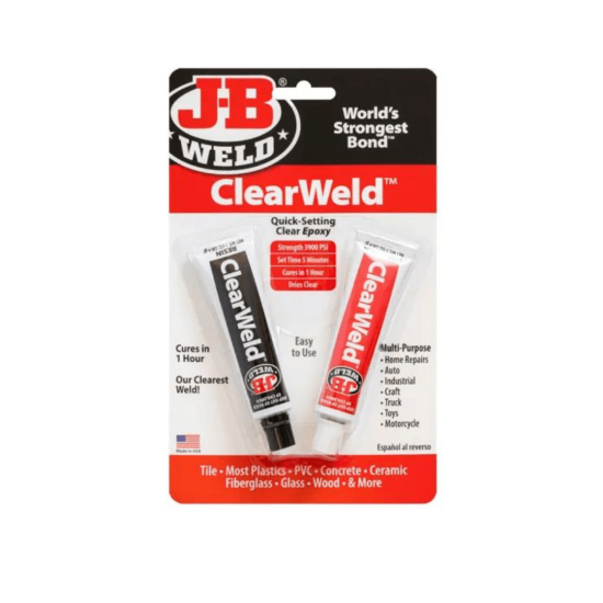 J-B Weld ClearWeld - Twin Tubes J-B Weld ClearWeld - Twin Tubes