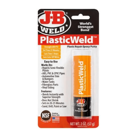 J-B Weld PlasticWeld Putty Stick