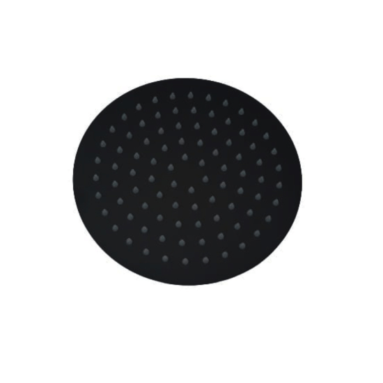 Livorno - Shower Head RND - BLK - SH27