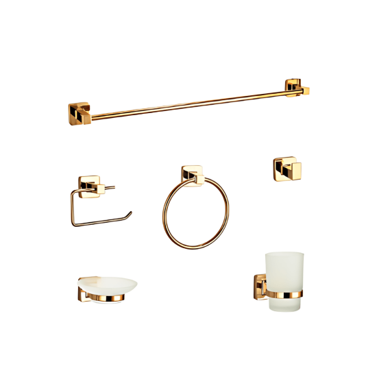Livorno - Bathroom Set 6PC - ROSE GOLD - BAP607