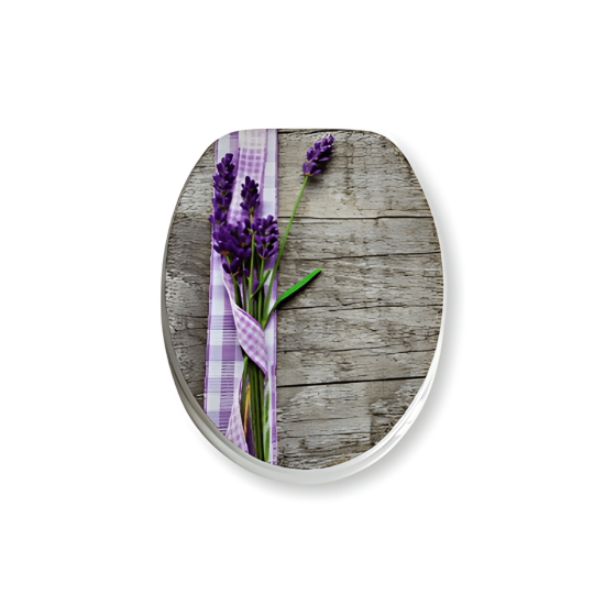Livorno - Toilet Seat - Wooden Flower - TS07