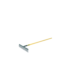 Lasher - Garden Steel Rake - 16T - Yellow