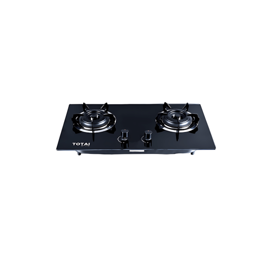 Totai - 2 Burner Gas On Glass Hob - 26/GOG2BNR