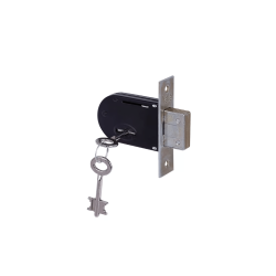 Yale - Gate Lock - Essential - Rnd Blk - YDY4880/1