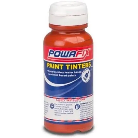 Powafix - Paint Tinters - 50ml - Assorted Colour - Red Oxide - colour: Red Oxide