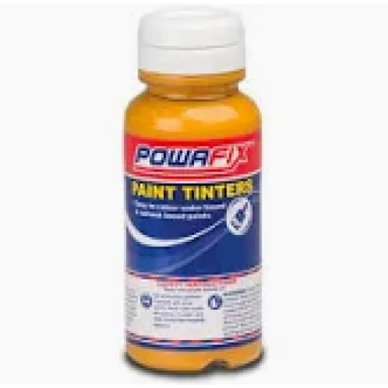 Powafix - Paint Tinters - 50ml - Assorted Colour - Yellow Oxide - colour: Yellow Oxide