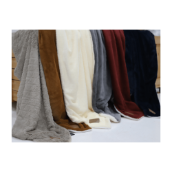 Pierre Cardin Queen Rabbit Fur Throw - 220 x 200 cm - Assorted Colours