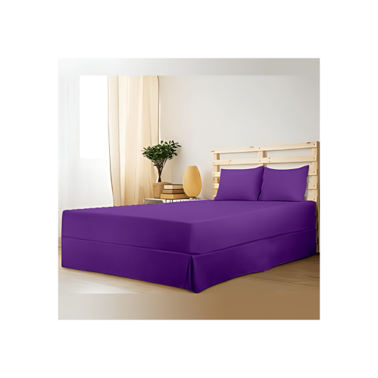 Pierre Cardin - Easyfit Set - Assorted Colours - Double Size - GRAPE - colours: GRAPE