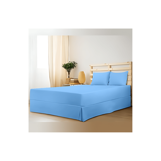 Pierre Cardin - Easyfit Set - Assorted Colours - Double Size - SKY BLUE - colours: SKY BLUE