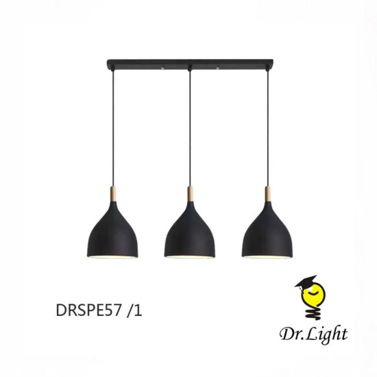 Dr. Light - Pendant Straight 3 x Bowl - DRSPE57