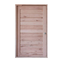 Jad Doors - Pivot Door - Saligna Framed Horizontal