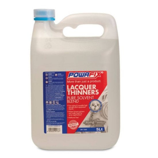 Powafix - Lacquer Thinners - 5lt