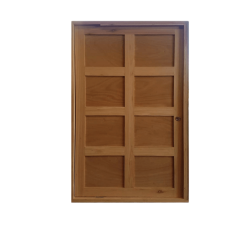 Jad Doors - Pivot Door - Saligna 8 Panel Flat
