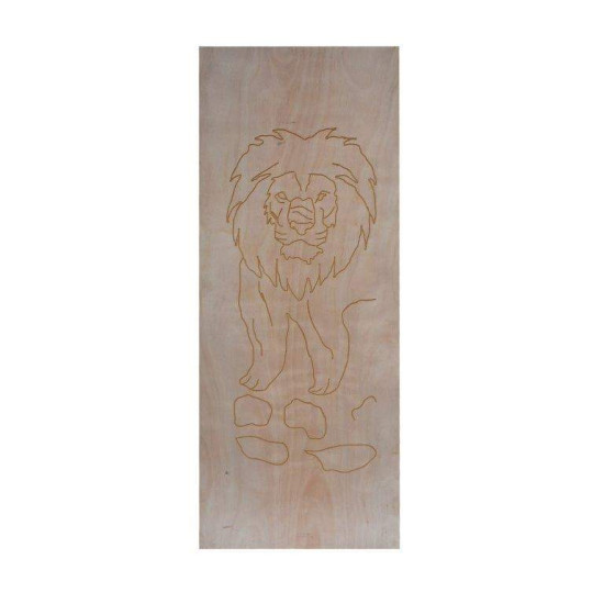 Jad Doors -Interior Single Door - Lion