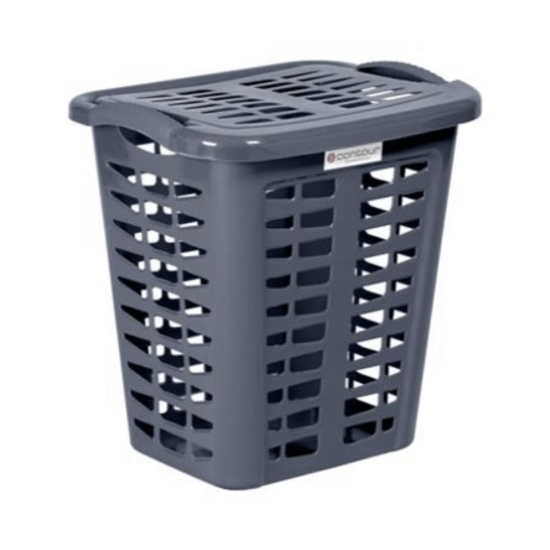 Buzz - Mega Plastic Linen Bin - Charcoal