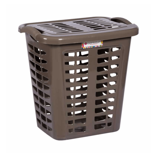 Buzz - Mega Plastic Linen Bin - Cappuccino