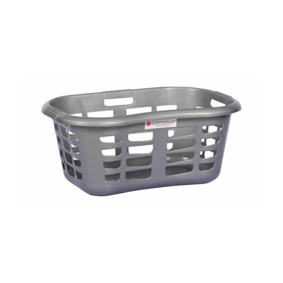 Buzz - Plastic Linen Bin - Silver