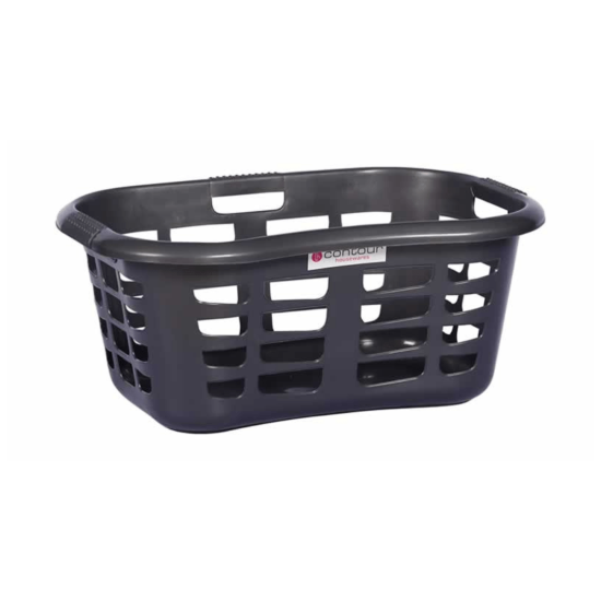 Buzz - Plastic Linen Bin - Charcoal
