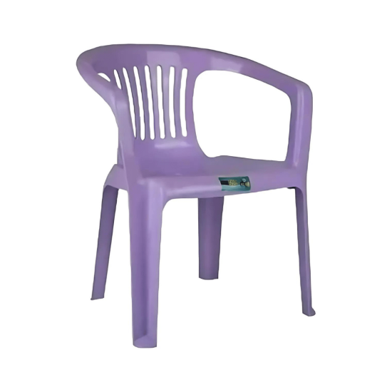Buzz - Kiddies Plastic Arm Chair - Violet