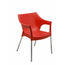 Buzz - Chelsea Plastic Chair - Red