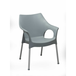 Buzz - Chelsea Plastic Chair - Grey