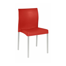 Buzz – Tia Armless Plastic Chair – Red
