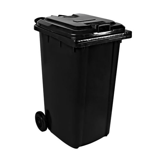 Buzz - Wheelie Plastic Bin - 240L - Black